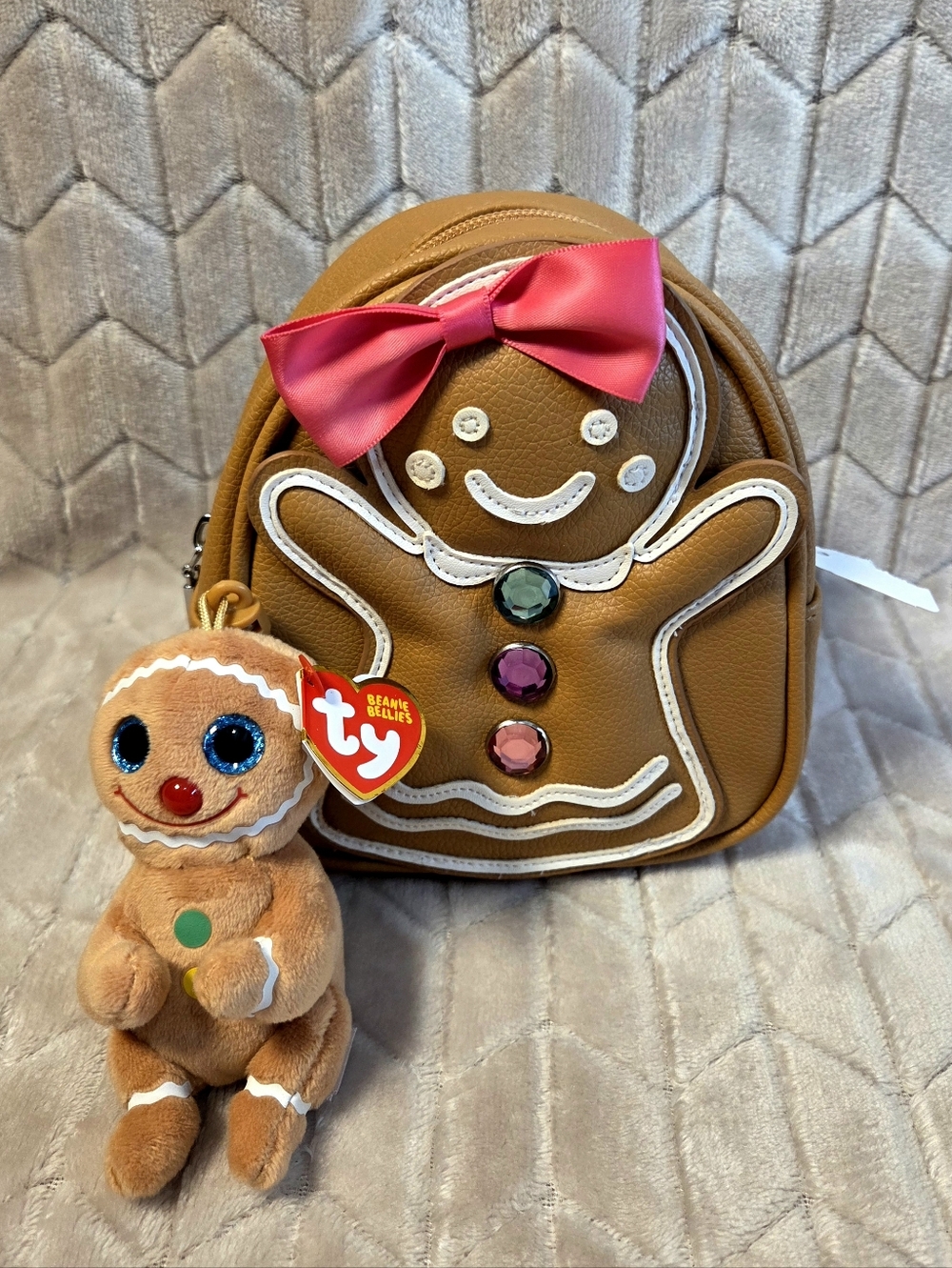 NWT Bath And Body Works Gingerbread Mini Backpack With Nwt TY Gingerbread Man